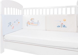 Обиколник за бебешко легло Kikka Boo - За легла 60 x 120 или 70 x 140 cm, от серията The Fish Panda - продукт