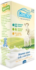Инстантна млечна каша с елда и козе мляко Ganchev - 200 g, за 4+ месеца - продукт