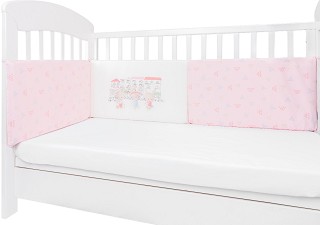 Обиколник за бебешко легло Kikka Boo - За легла 60 x 120 или 70 x 140 cm, от серията Day In Paris - продукт