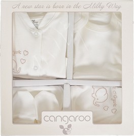 Комплект за изписване 6 части Cangaroo - 100% памук, за 0+ месеца - продукт