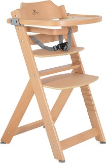 Дървено столче за хранене 2 в 1 Cangaroo Nibbo - продукт
