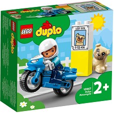 LEGO Duplo Town - Полицейски мотоциклет - Детски конструктор — 10967