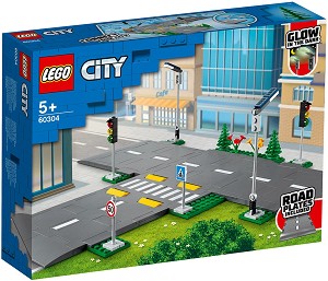 LEGO City - Т-образно кръстовище - Детски конструктор — 60304