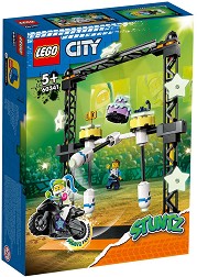 LEGO City - Каскадьорско предизвикателство в нокдаун - Детски конструктор — 60341