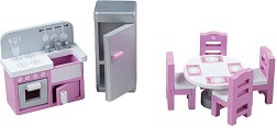 Дървени мебели за къща за кукли - Bigjigs Toys — T0224