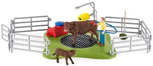 Фигурки за игра Баня за животни - Schleich - От серията Farm World — 42529