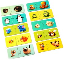 Моето семейство - 10 образователни пъзела от 2 големи части — Puzzlika 13531