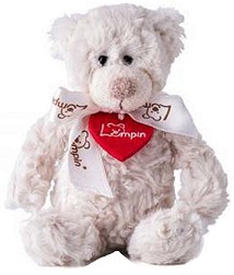 Плюшено Мечето Спенсър с панделка - Lumpin - С височина 23 cm — 94041