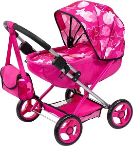 Количка за кукли с чанта Cosy - Bayer Design - С размери 59 / 38 / 58 cm — 12749AA