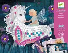 Направи сам мозайка Djeco - Приказни същества - Творчески комплект — DJ09426