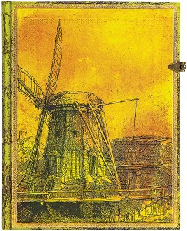 Тефтер Paperblanks Rembrandt - 18 × 23 см, с широки редове от колекцията Special Editions