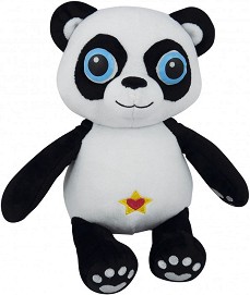 Плюшена панда с таймер - Buki France - За бебета над 0+ месеца, с височина 38 cm — 1028