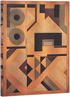 Тефтер Paperblanks Moutarde - 18 × 23 см, с широки редове