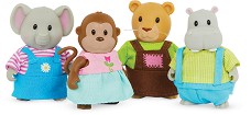 Фигурки на животни Battat - От 4 броя, от серията Lil Woodzeez — WZ6674