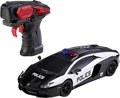 Полицейска количка с дистанционно управление Lamborghini - Revell - Със светлина и мащаб 1:24 — 24664