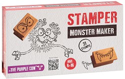 Печати The Purple Cow - Stamper Monster maker - Творчески комплект