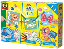 Рисувай с пръсти SES Creative - Творчески комплект от серията My First — 14489