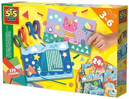 Творчески комплект SES Creative - Залепи животните — 14632