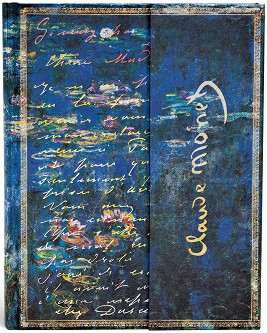 Тефтер Paperblanks Monet - 18 × 23 см, с бели листове от колекцията Embellished Manuscripts Collection