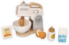 Дървен миксер Lelin Toys - С аксесоари — L40217