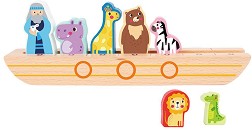 Дървена играчка Корабът на Ной - Tooky Toy — TH351