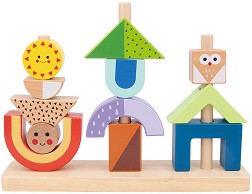 Дървена низанка със сенки Tooky Toy — TH376