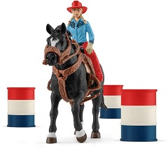 Фигурки за игра Ездачка и варели - Schleich - От серията Horse Club — 42576