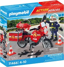 Playmobil Action Heroes - Пожарникар на мястото на инцидента — 71466