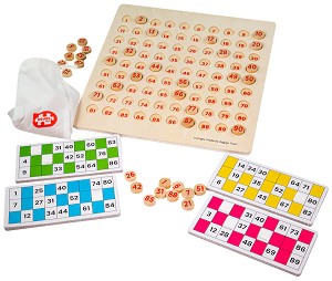 Дървено бинго - Състезателна игра — Bigjigs Toys 34035