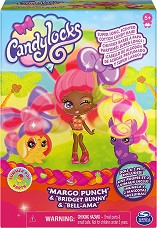 Кукла с дълга ароматна коса Margo Punch Spin Master - С домашни любимци и аксесоари от серията Candylocks — 60543