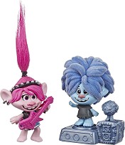 Фигурки с клатещи се глави Парти във Рок Сити - Hasbro - 2 броя на тема Тролчета — E7955