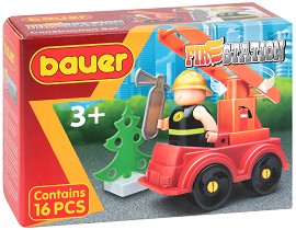 Детски конструктор Bauer - Fire Station - От 16 части — 612