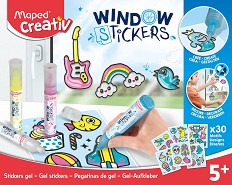 Направи сама Maped - Стикери за стъкло - Творчески комплект от серията Creativ