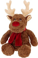 Еко плюшено еленче Рудолф - Keel Toys - С височина 20 cm, от серията Keeleco — SX3542