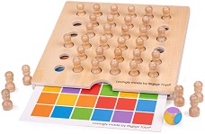 Цветове - Дървена мемо игра — Bigjigs Toys 34005