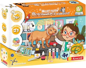Моят първи ветеринарен комплект - С 16 експеримента от серията Science4you — Комсед 80003346