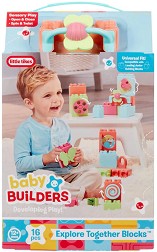 Детски конструктор Little Tikes - изследвайте заедно - От 16 големи части — 661006