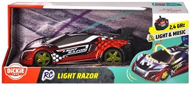 Количка с дистанционно Light Razor Dickie - Със звук и светлина — 201105002