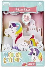 Дървена играчка с колела Еднорог Little Tikes — 652158E5C