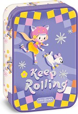 Ученически несесер - Ars Una - С 1 отделение на 2 нива, от серията Keep Rolling — 51345303