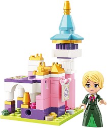 Детски конструктор Qman - Кралски павилион - От серията Princess Leah — 2613-2