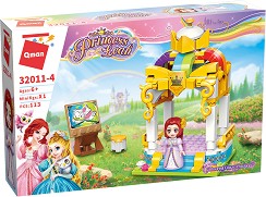 Детски конструктор Qman - Цветен павилион - От серията Princess Leah — 32011-4