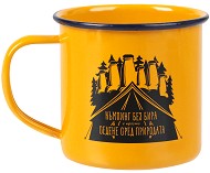 Метална чаша - Къмпингуване без бира - 380 мл