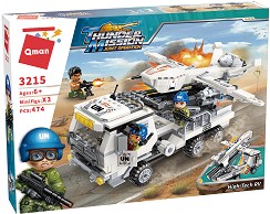 Детски конструктор Qman - Високотехничен RV - От серията Thunder Mission — 3215