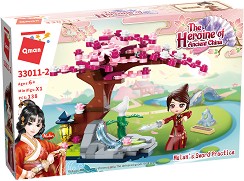 Детски конструктор Qman - Тренировка с мечове - От серията The Heroine of Ancient China — 33011-2