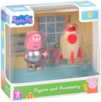 Фигурка на прасето Джордж с аксесоар - От серията Peppa Pig — 6771