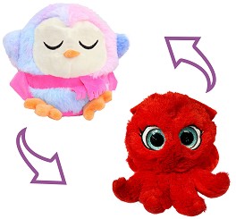 Обръщаща се плюшена играчка Eolo Toys - Октопод - От серията Zippetz — ZP001