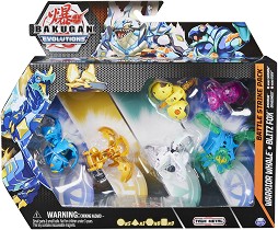 Трансформиращи се фигурки Spin Master - Battle Strike - 6 фигурки и аксесоари от серията Bakugan — 20137846