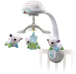 Музикална въртележка Агънца - Vtech - С проектор и дистанционно управление — V503373