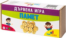 Памет - Дървена логическа игра — Top Kids